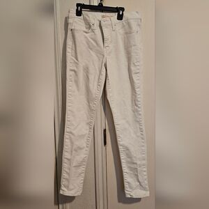 Elegant Cream Skinny Jeans for Women